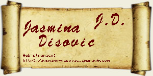 Jasmina Dišović vizit kartica